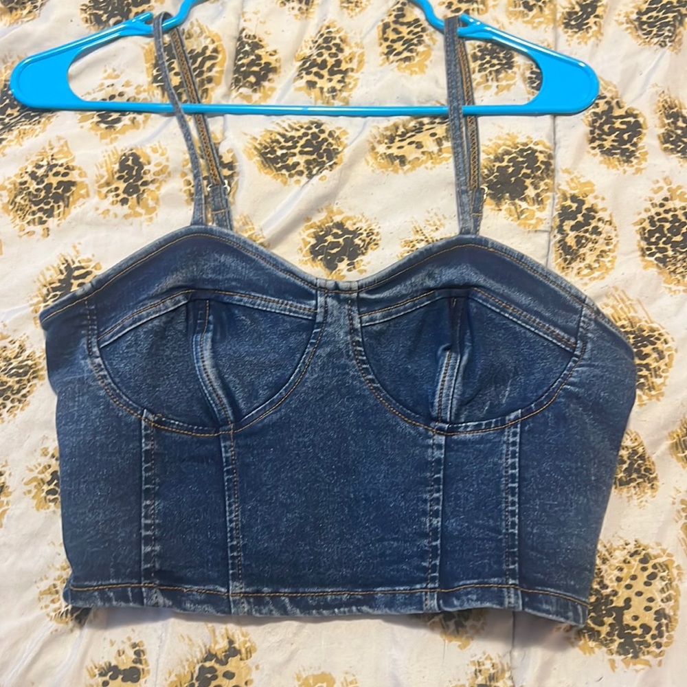 Jeans crop top